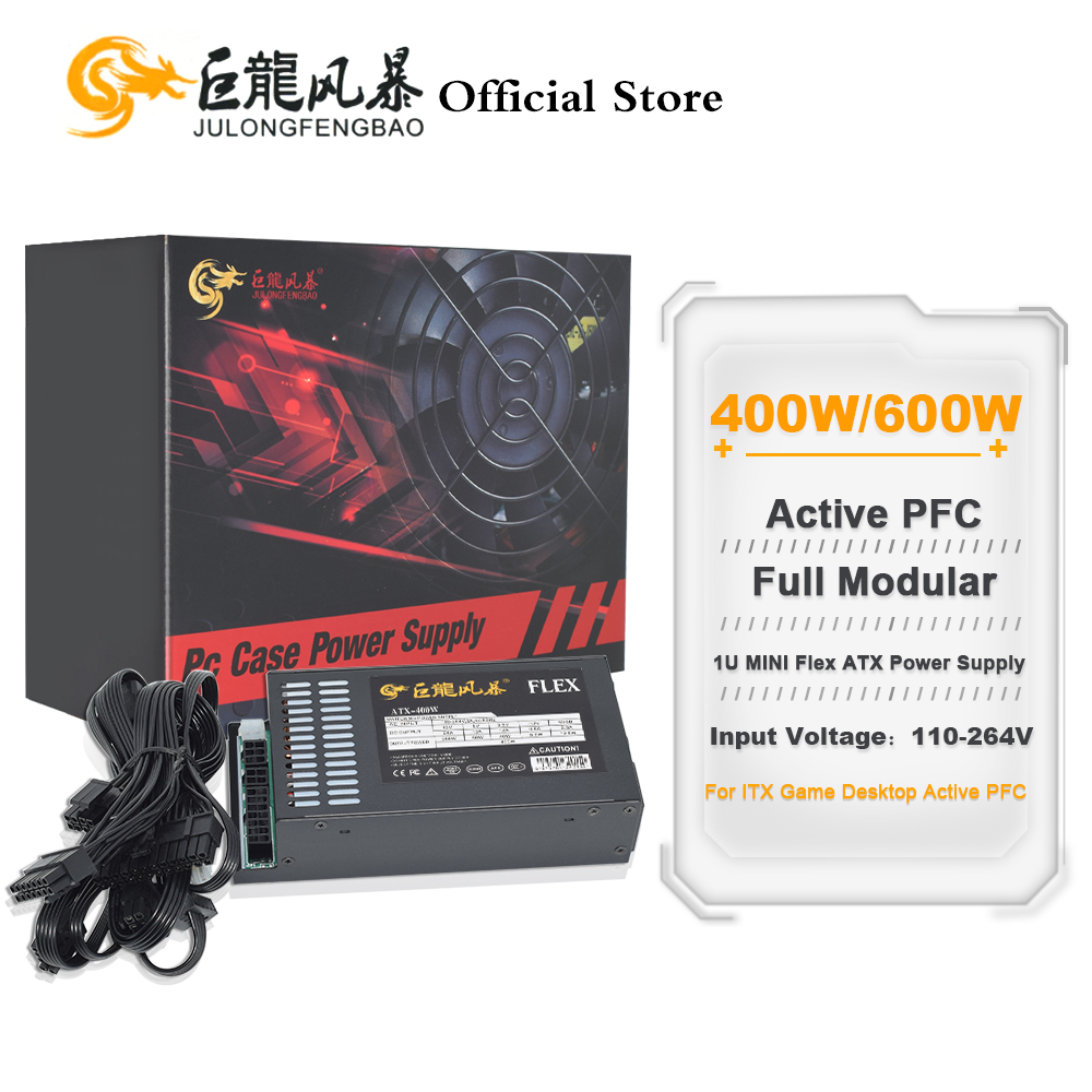 JULONGFENGBAO フルモジュラー 110-264V - Flex Atx Power Supply 600W 1U のレビューと価格