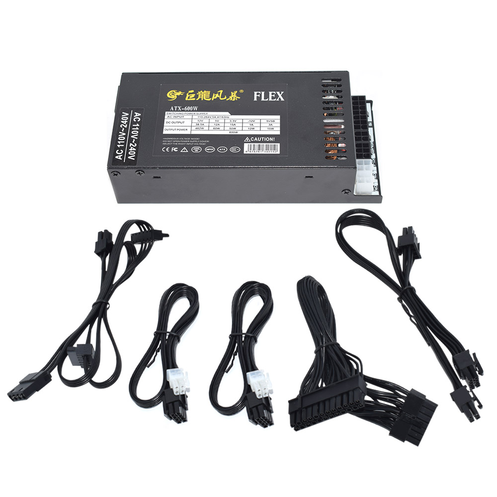 電源400W,600W,フルモジュール1u,ミニフレックスA - Flex Atx Power Supply 600W 1U のレビューと価格