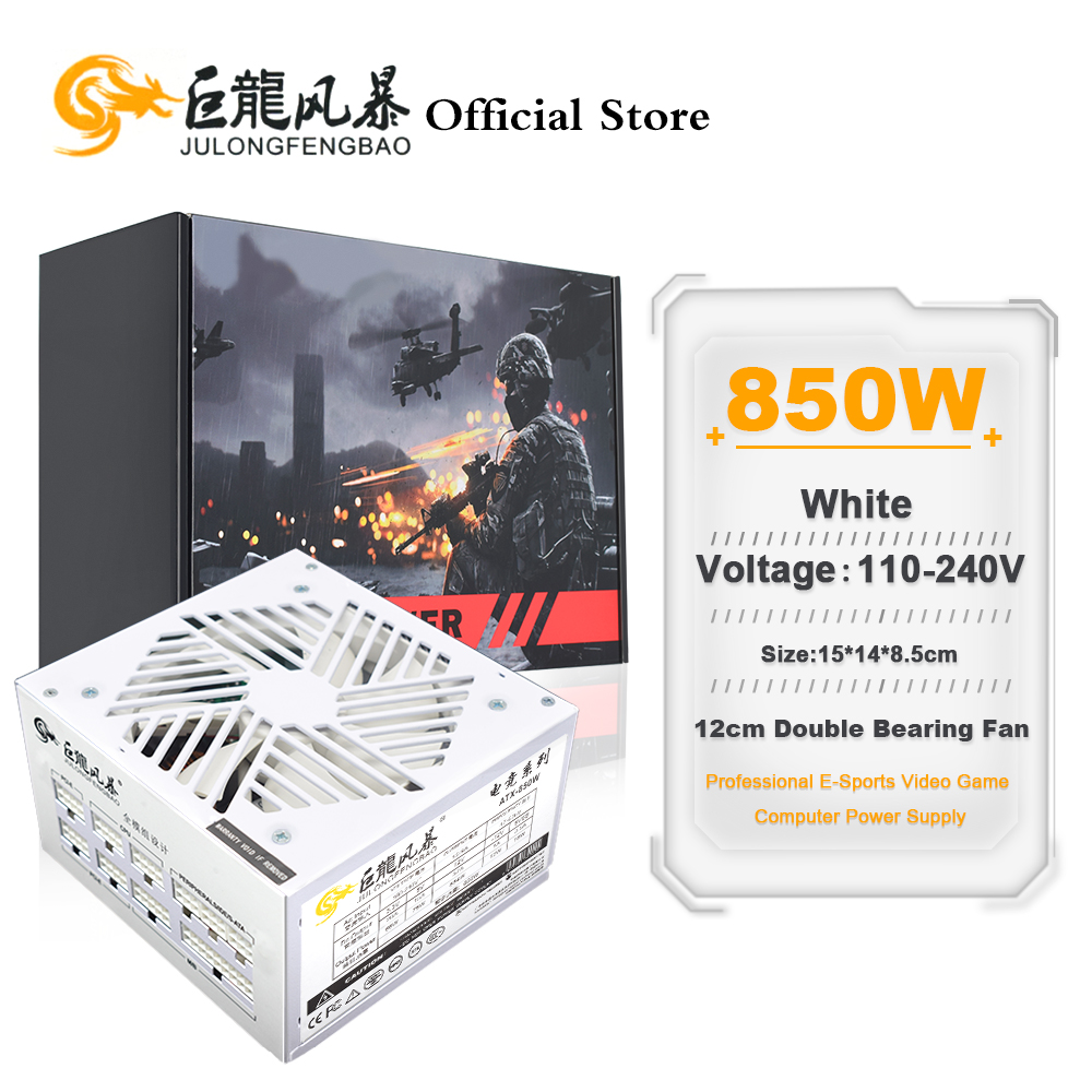 ATXスイッチ電源,110-240V, 24ピン,850W, - 1000W White Modular Power Supply のレビューと価格